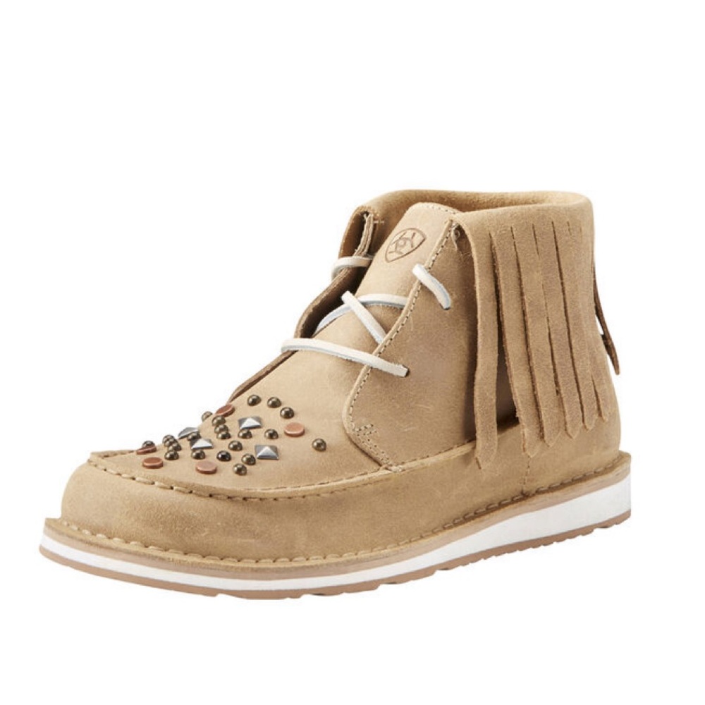 Ariat Cruiser Chukka Fringe Western Booties • Size 8.5